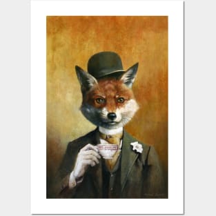 Teatime Mr Fox Posters and Art